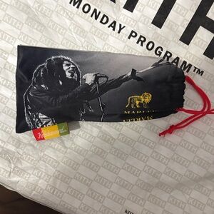 Bob Marley Sunglasses Case with Red Accents